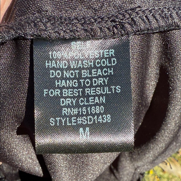 NWT Storia Black Lace Illusion-Detail Mini Dress â Size M (Fits Like S) - Picture 9 of 9